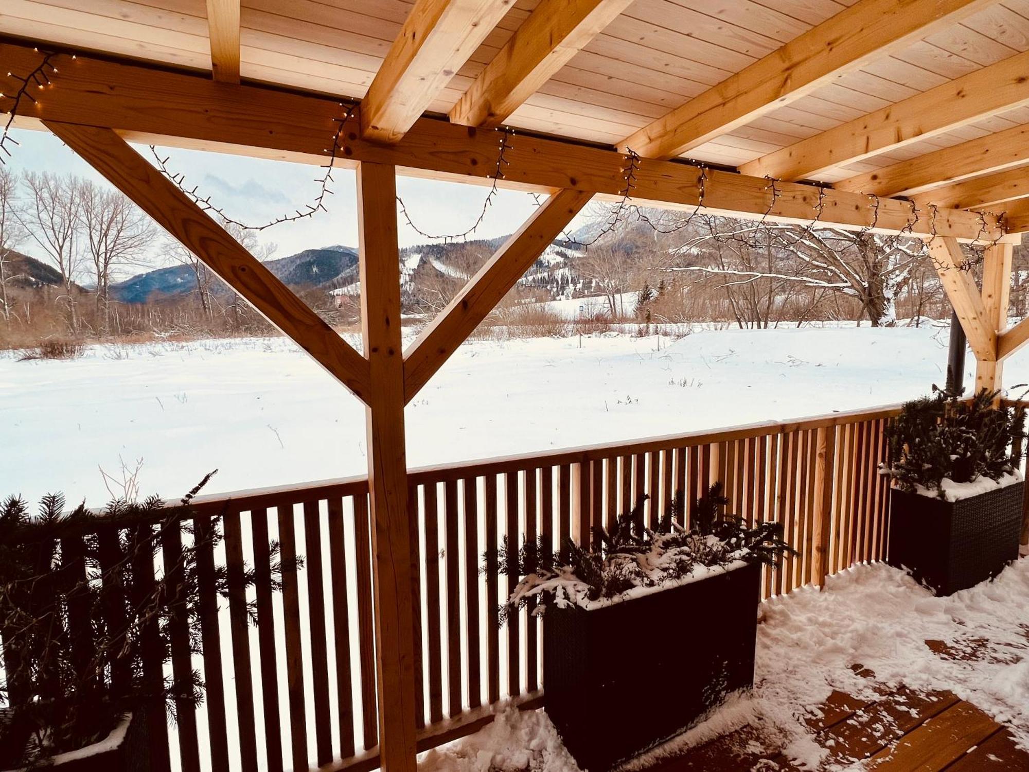 Ferienwohnung Domcek Pod Vezami S Virivkou A Grilom, Pri Termalnom Kupalisku Liptovský Ján Exterior foto